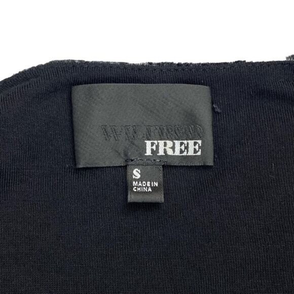 WILFRED FREE Aritzia Velvet Silk Blend Top Sz Small - Picture 5 of 5